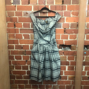 VIVIENNE WESTWOOD tartan taffeta dress