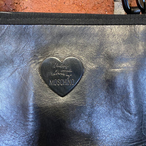MOSCHINO 1990s leather handbag