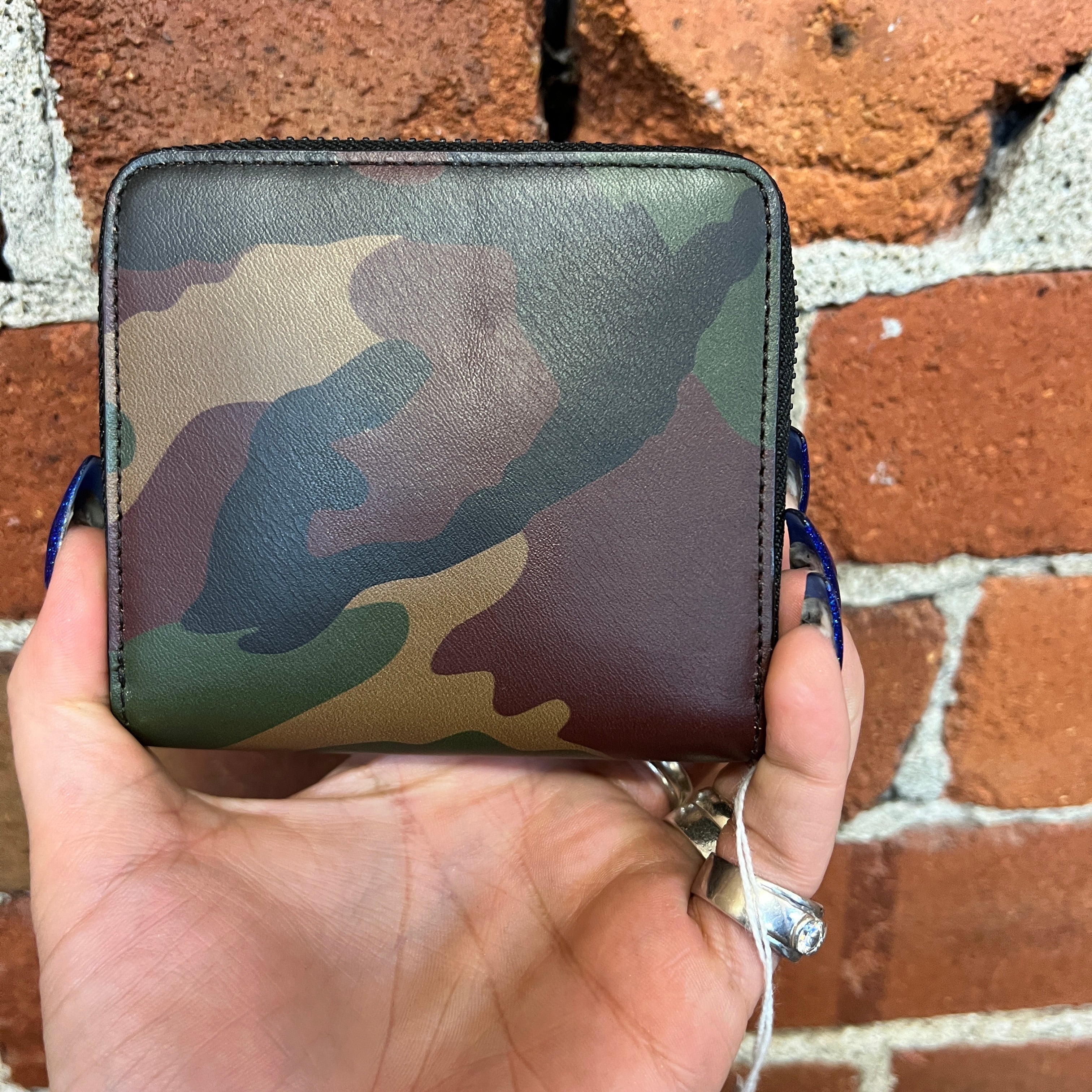 VIVIENNE WESTWOOD camo leather wallet