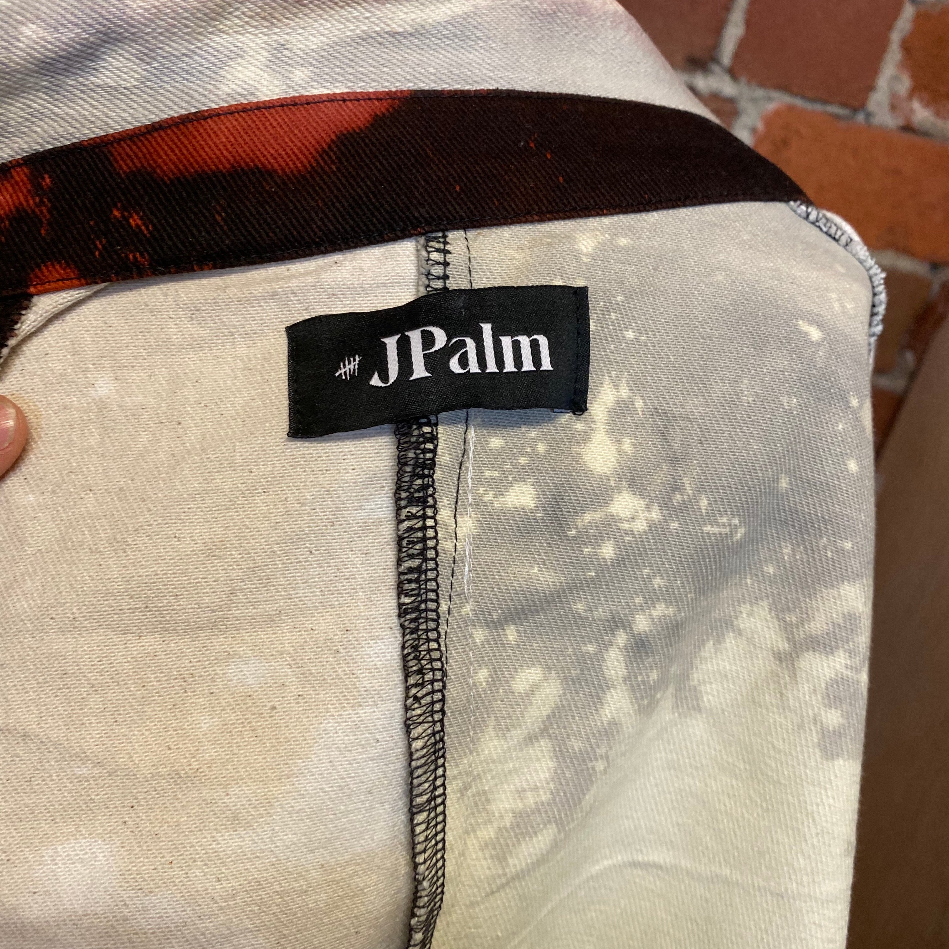 JPALM bleached denim jacket