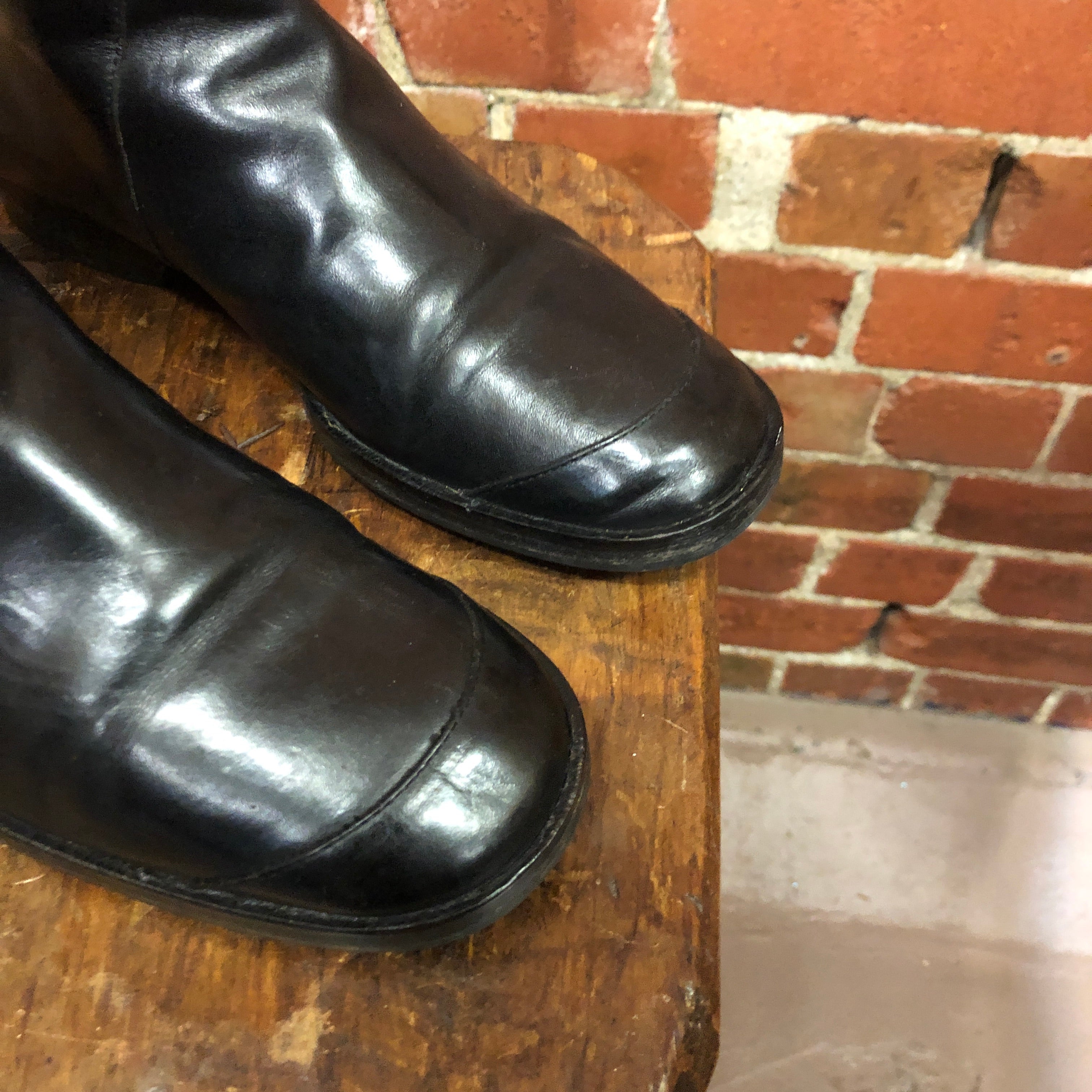 DRIES VAN NOTEN leather boots 38