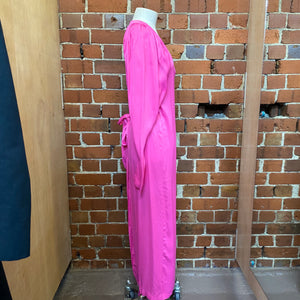 ROTATE hot pink wrap dress