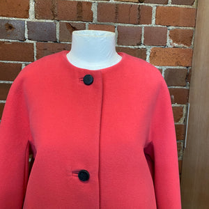 BALENCIAGA pink wool coat