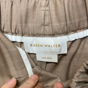 KAREN WALKER wise leg pants