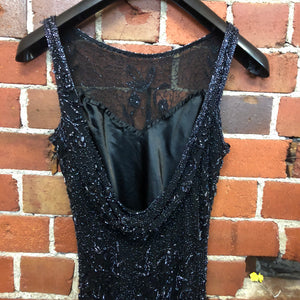 SCALA 100% silk glass beaded dress Wellington Hunters and Collectors SCALA 100% silk glass beaded dress Wellington Hunters and Collectors