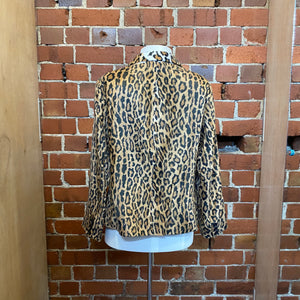 MOSCHINO faux fur leopard jacket