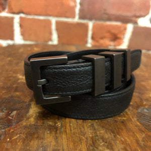 SAINT LAURENT thin leather belt