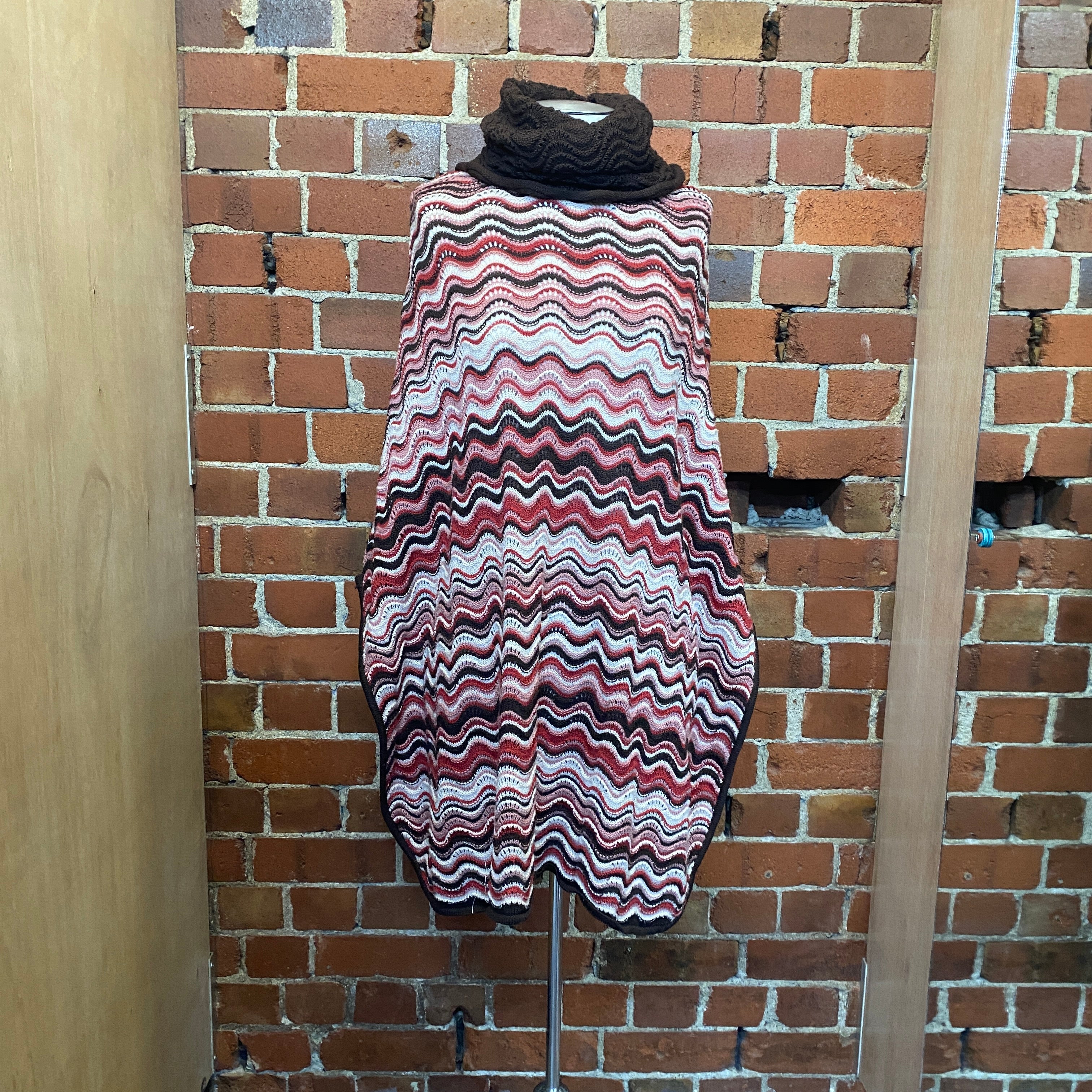 MISSONI Wool knit poncho