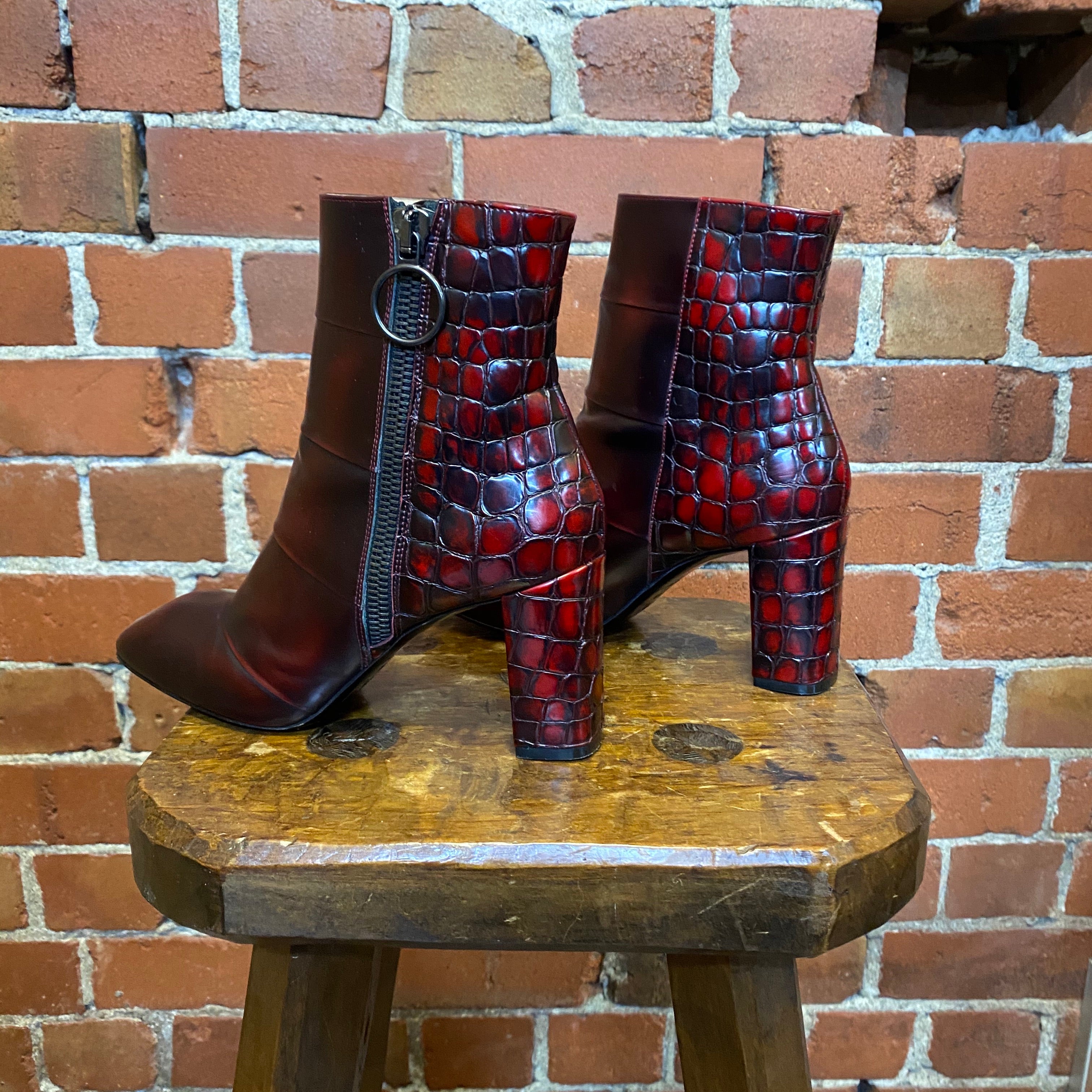 ITALIAN designer leather boots