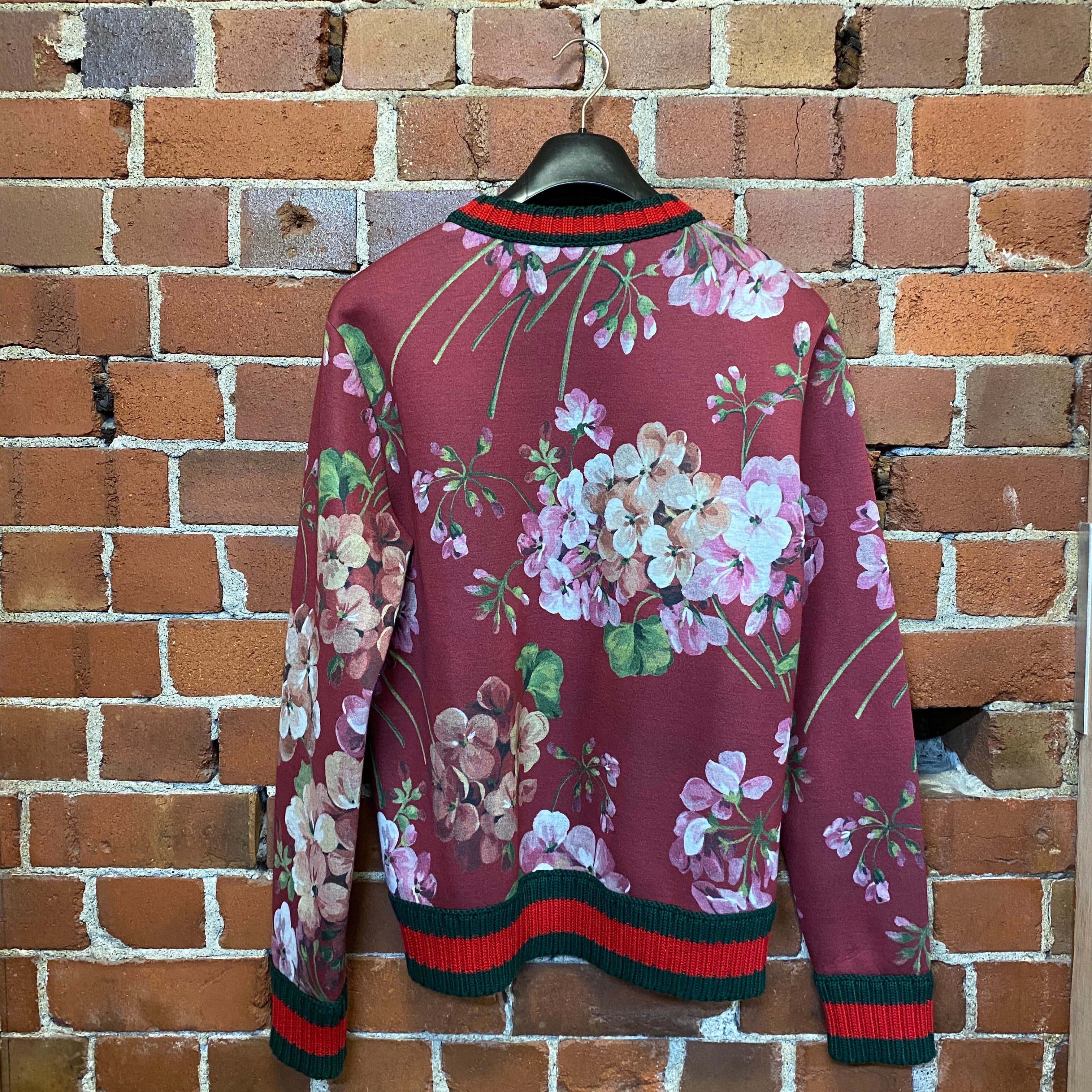 GUCCI 2019 floral and knit jumper