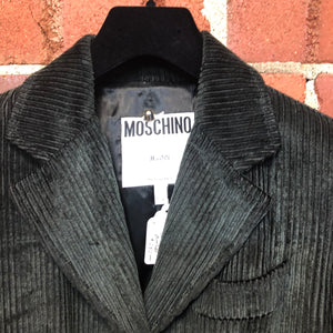 MOSCHINO velvet corduroy jacket