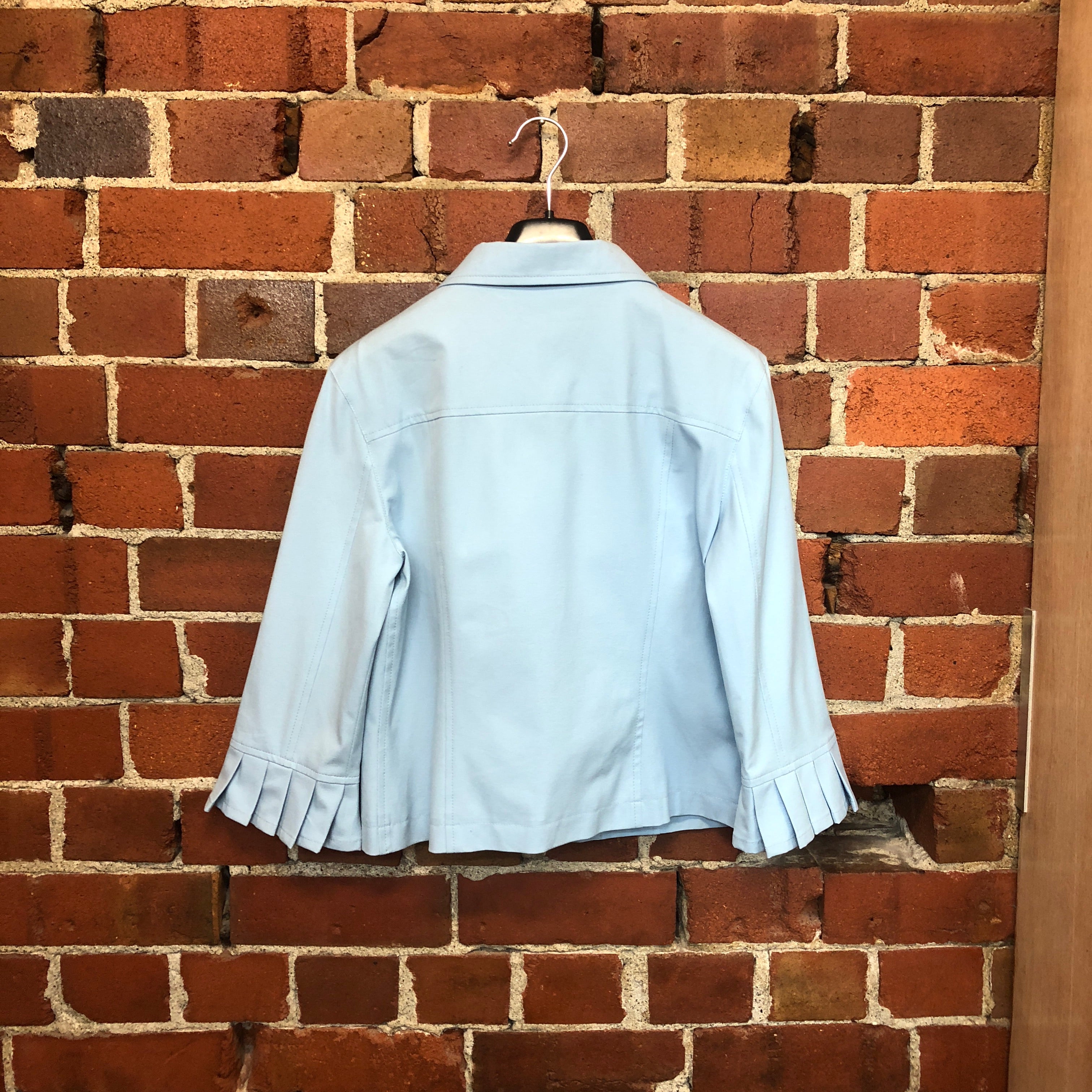 MOSCHINO powder blue 90’s stretch jacket