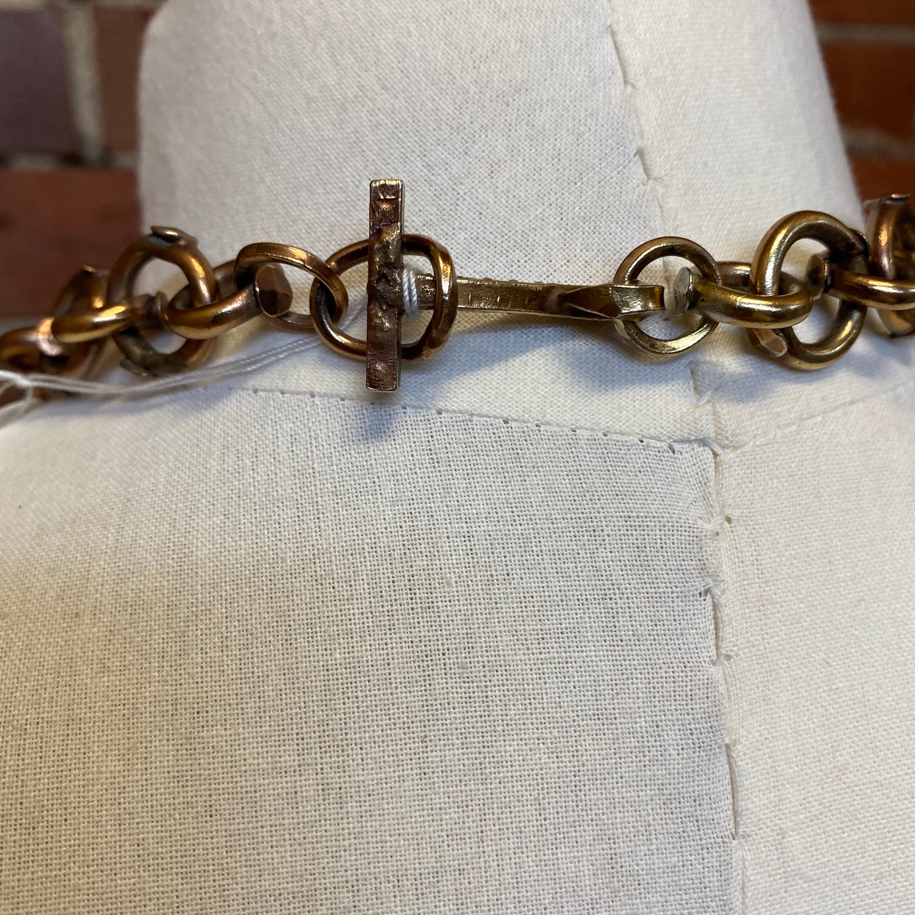 Handmade Brass Chain Necklace