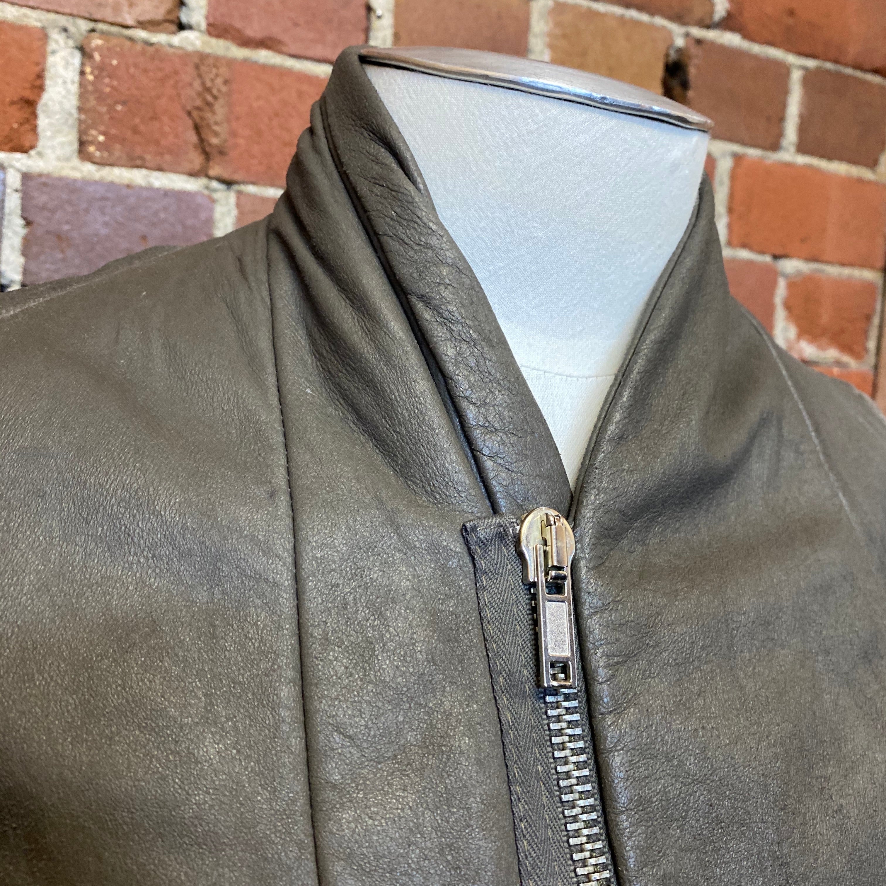 RICK OWENS leather jacket