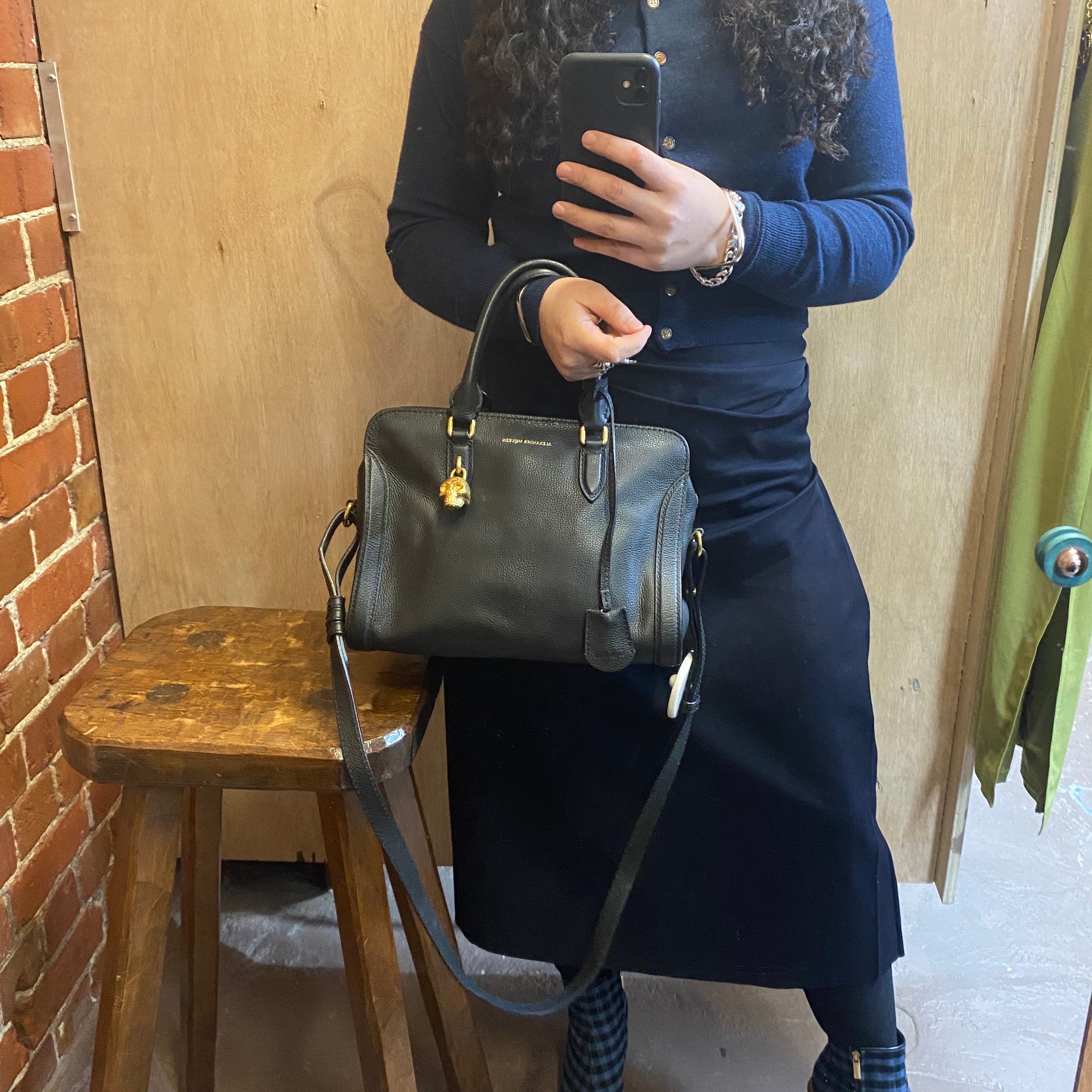 ALEXANDER MCQUEEN leather handbag