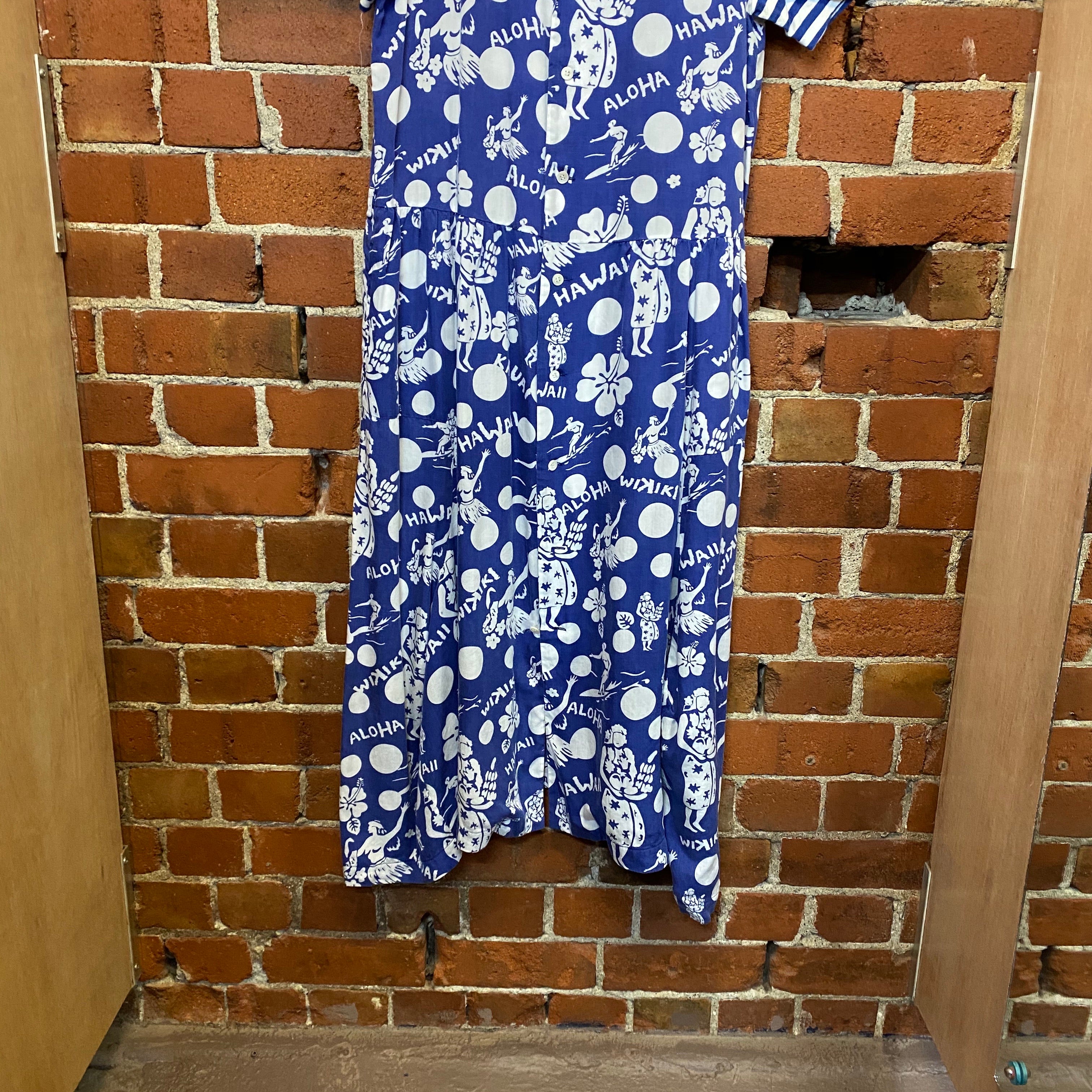 COMME DES GARÇONS Hawaiian print dress