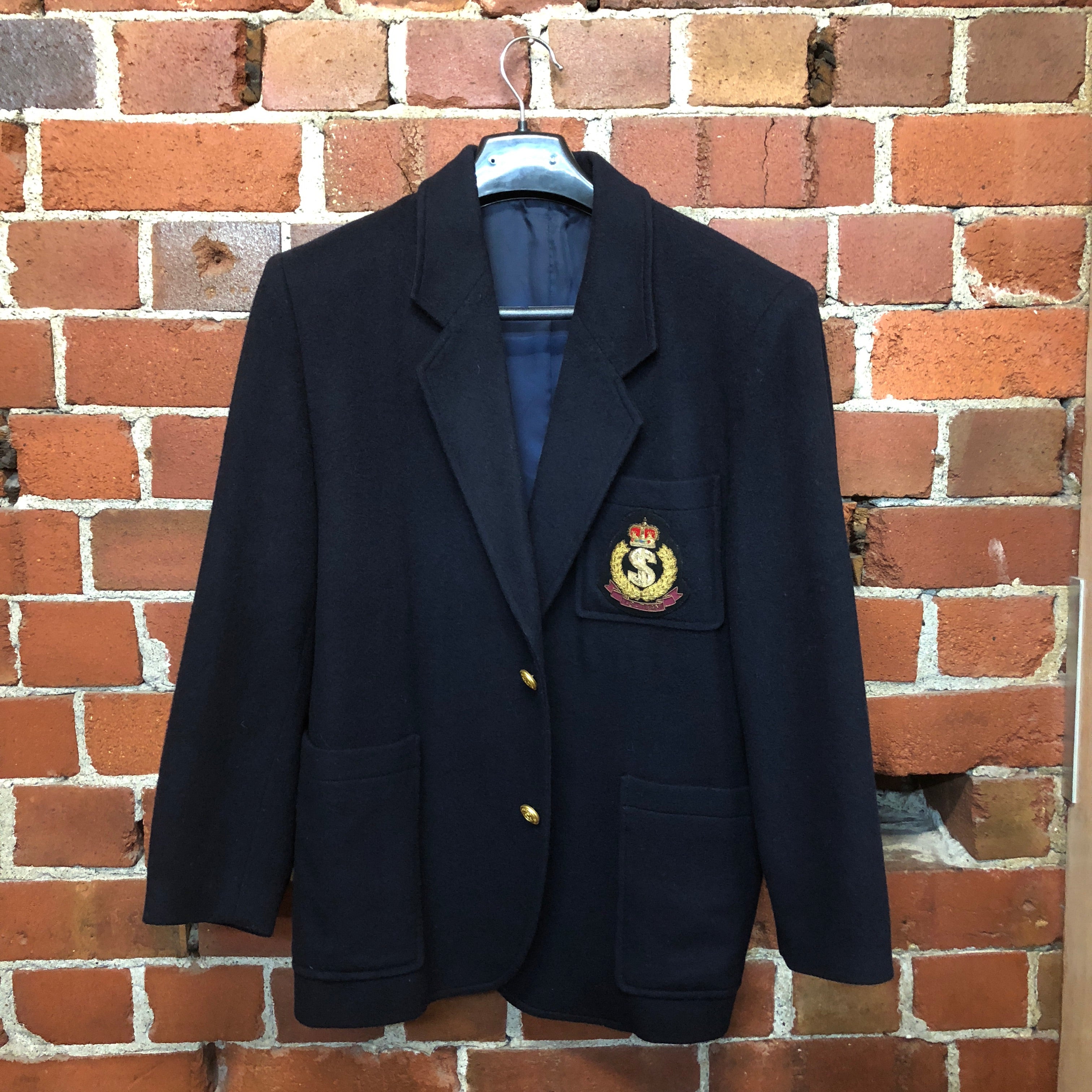 ISSEY MIYAKE 1980s wool school blazer