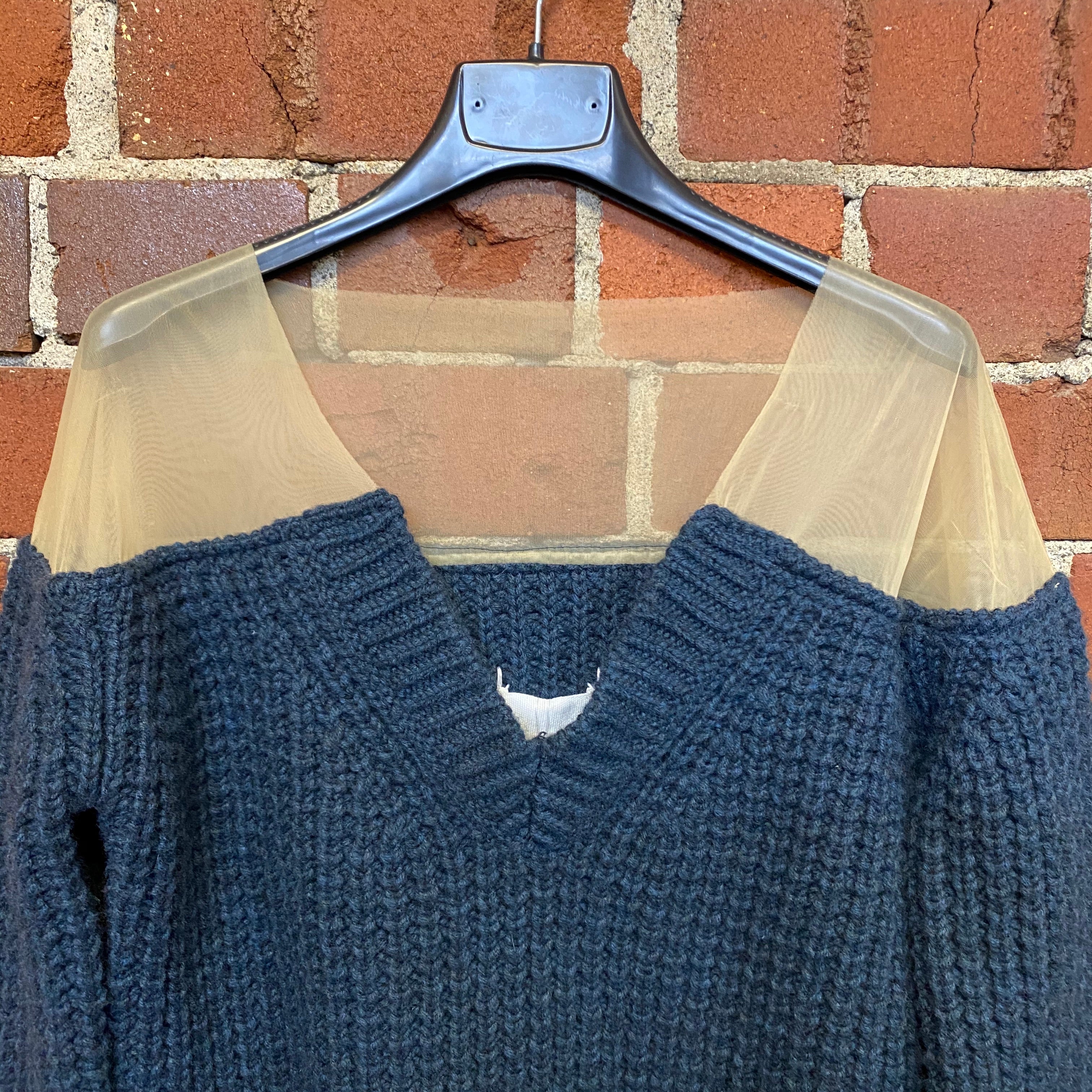 MARTIN MARGIELA 'off the shoulder' jumper