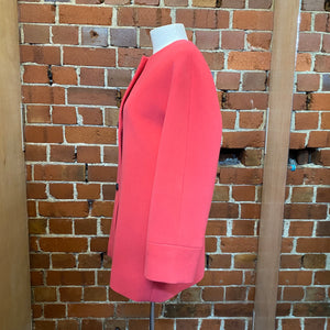 BALENCIAGA pink wool coat