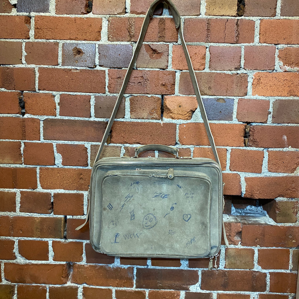 MARTIN MARGIELA “school” leather satchel