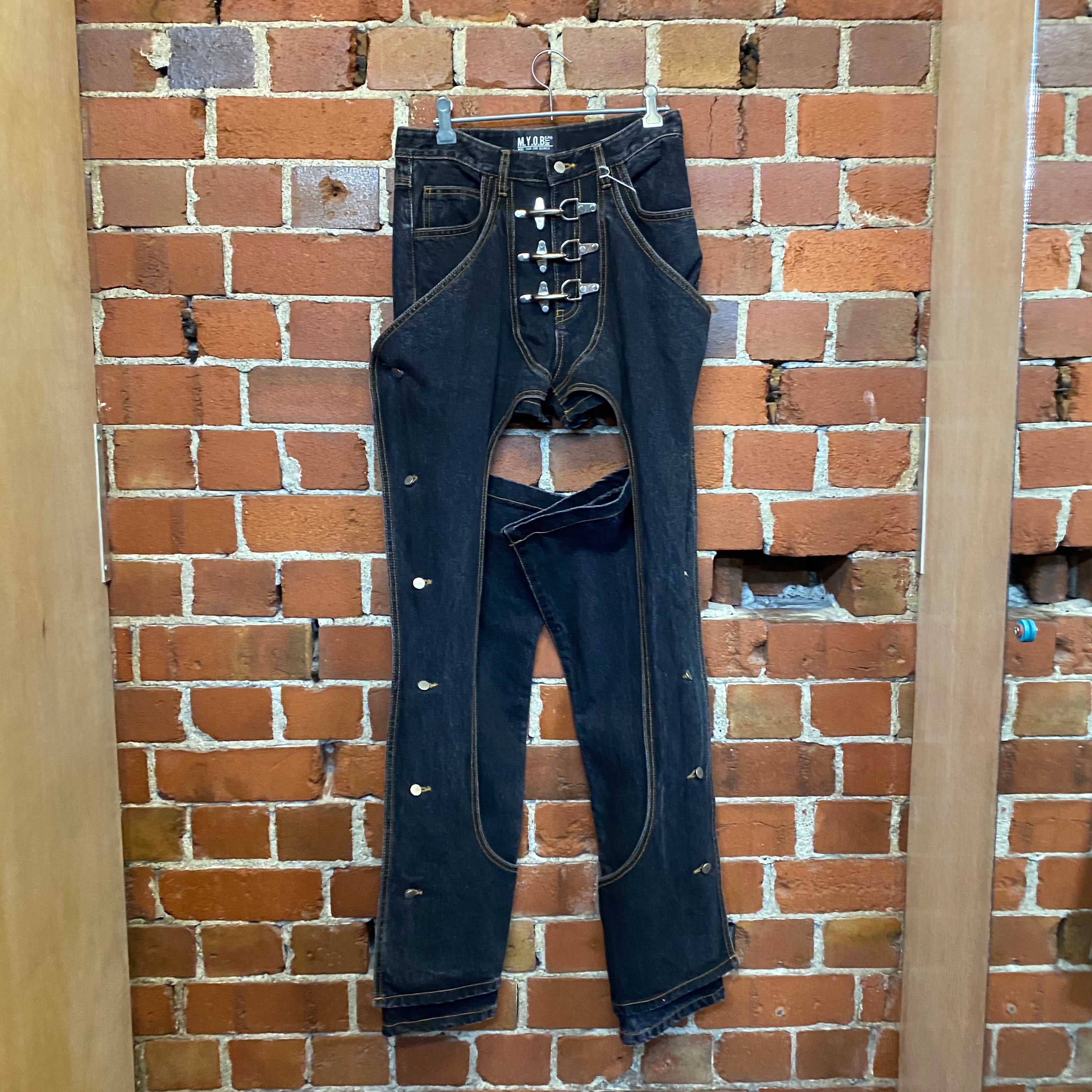 MYOB Japanese designer chaps jeans