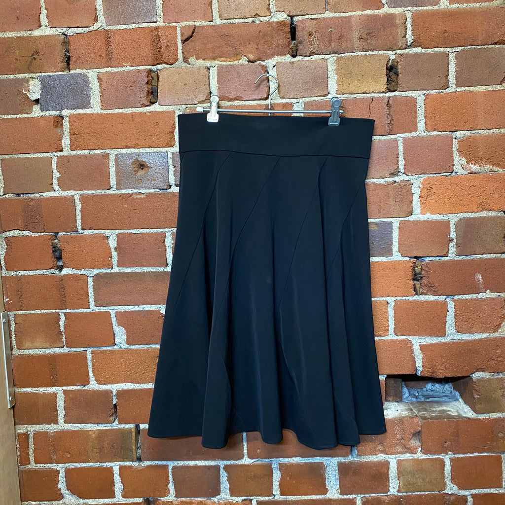 ZAMBESI flared wool skirt