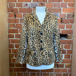 MOSCHINO faux fur leopard jacket