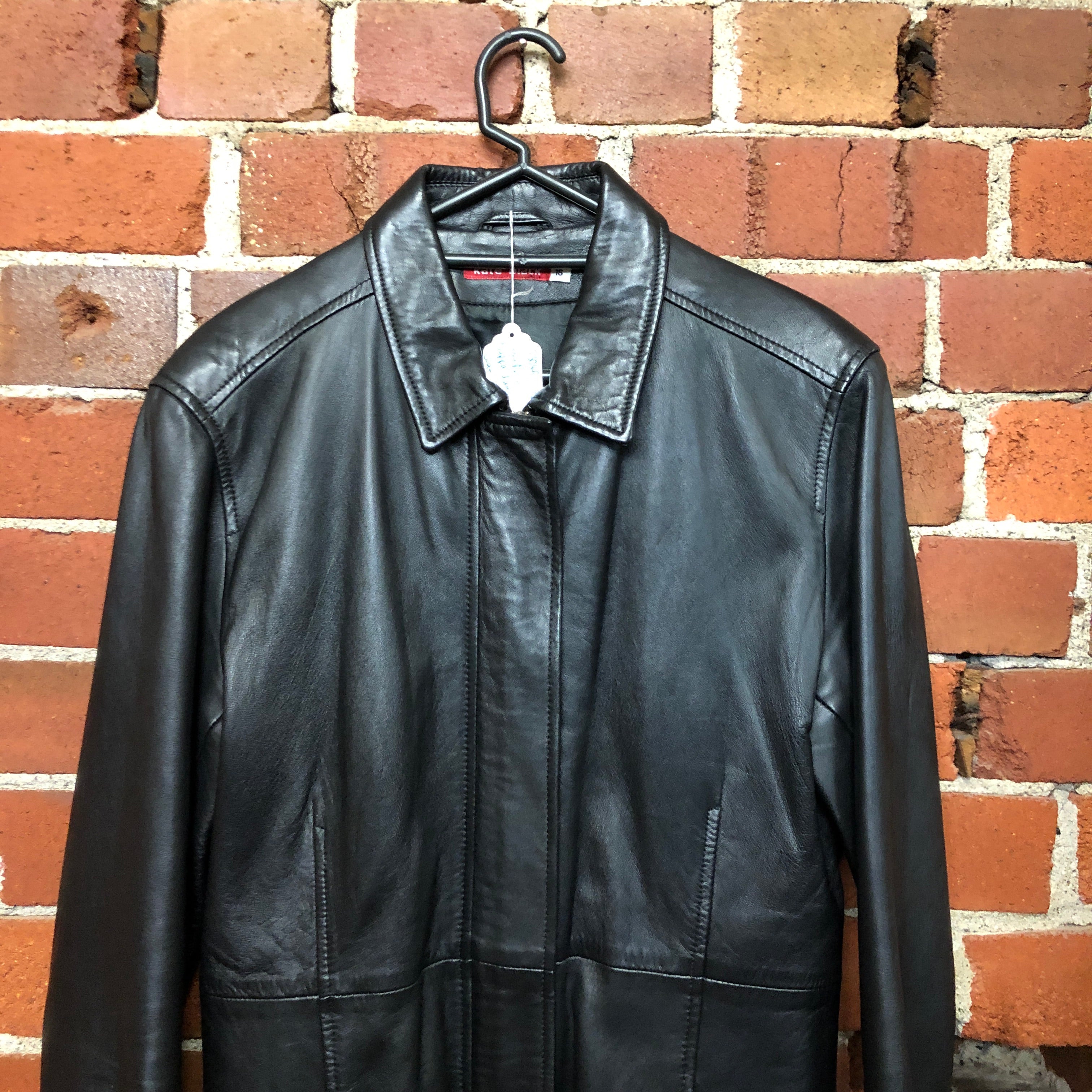 Napa leather coat L