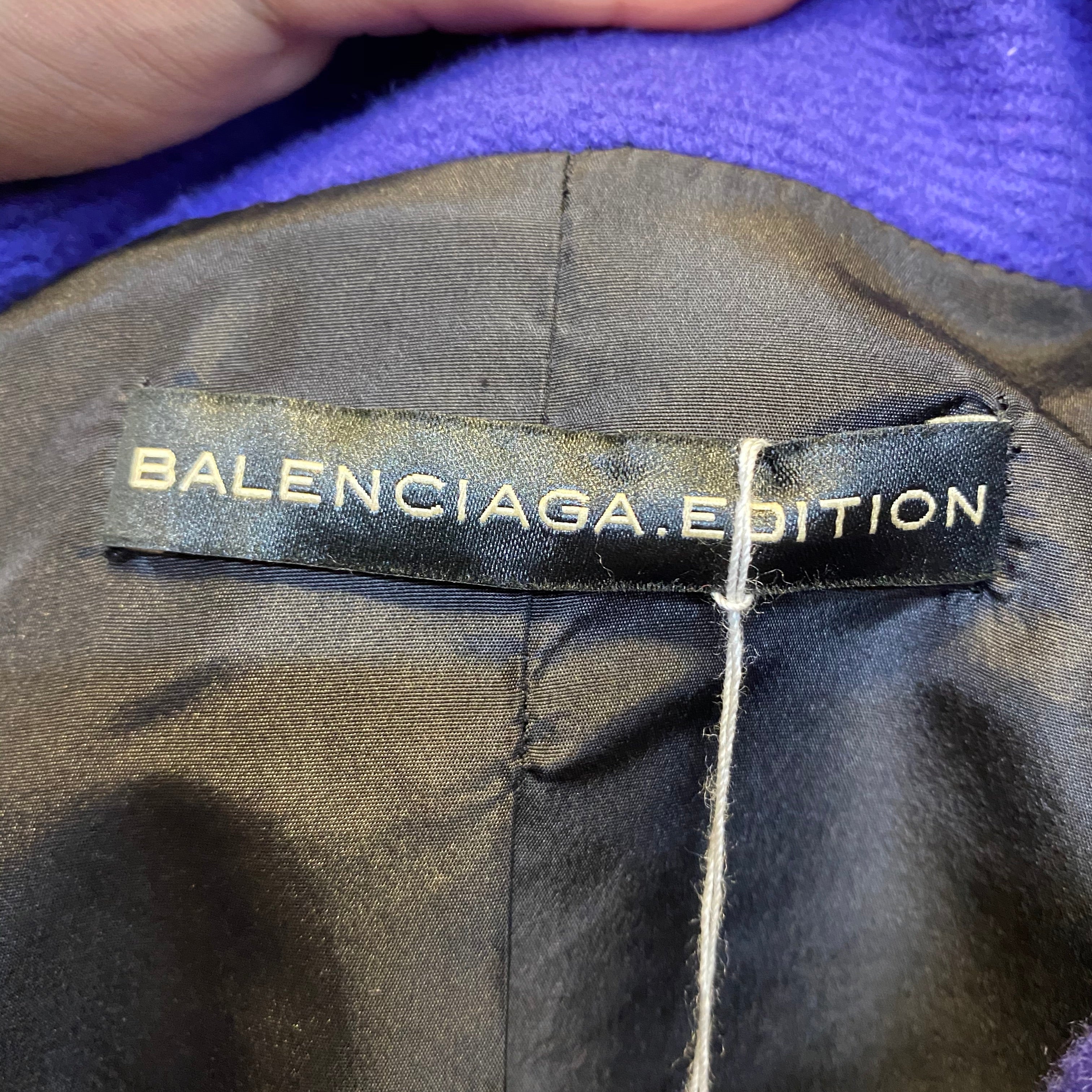 BALENCIAGA 'EDITION' Wool coat