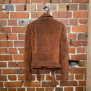 GESTUZ designer suede moto jacket