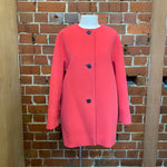 BALENCIAGA pink wool coat