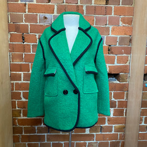Boucle wool coat