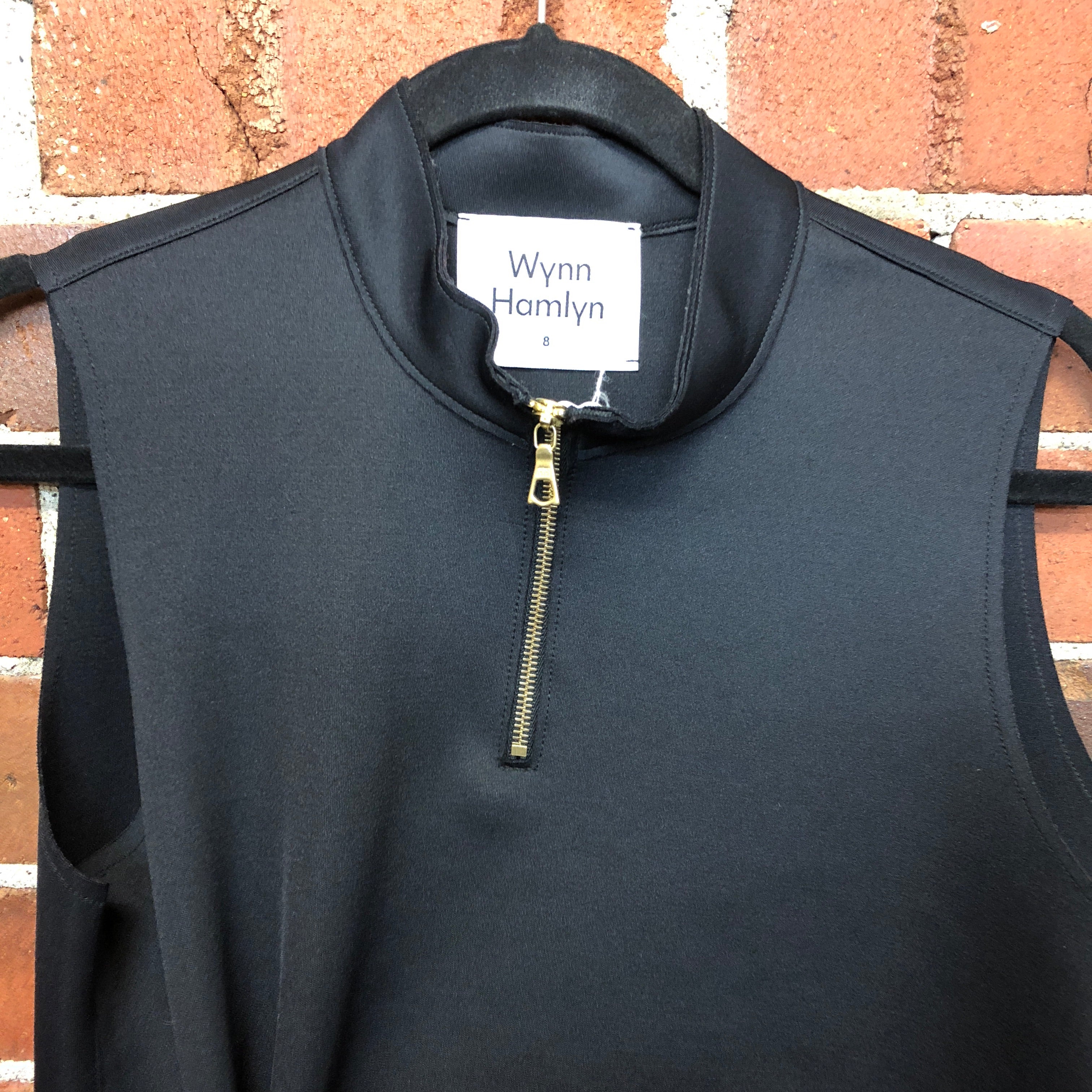 WYNN HAMLYN neoprene drawstring top