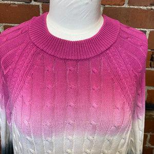 VEDA 100% cotton cable knit jumper