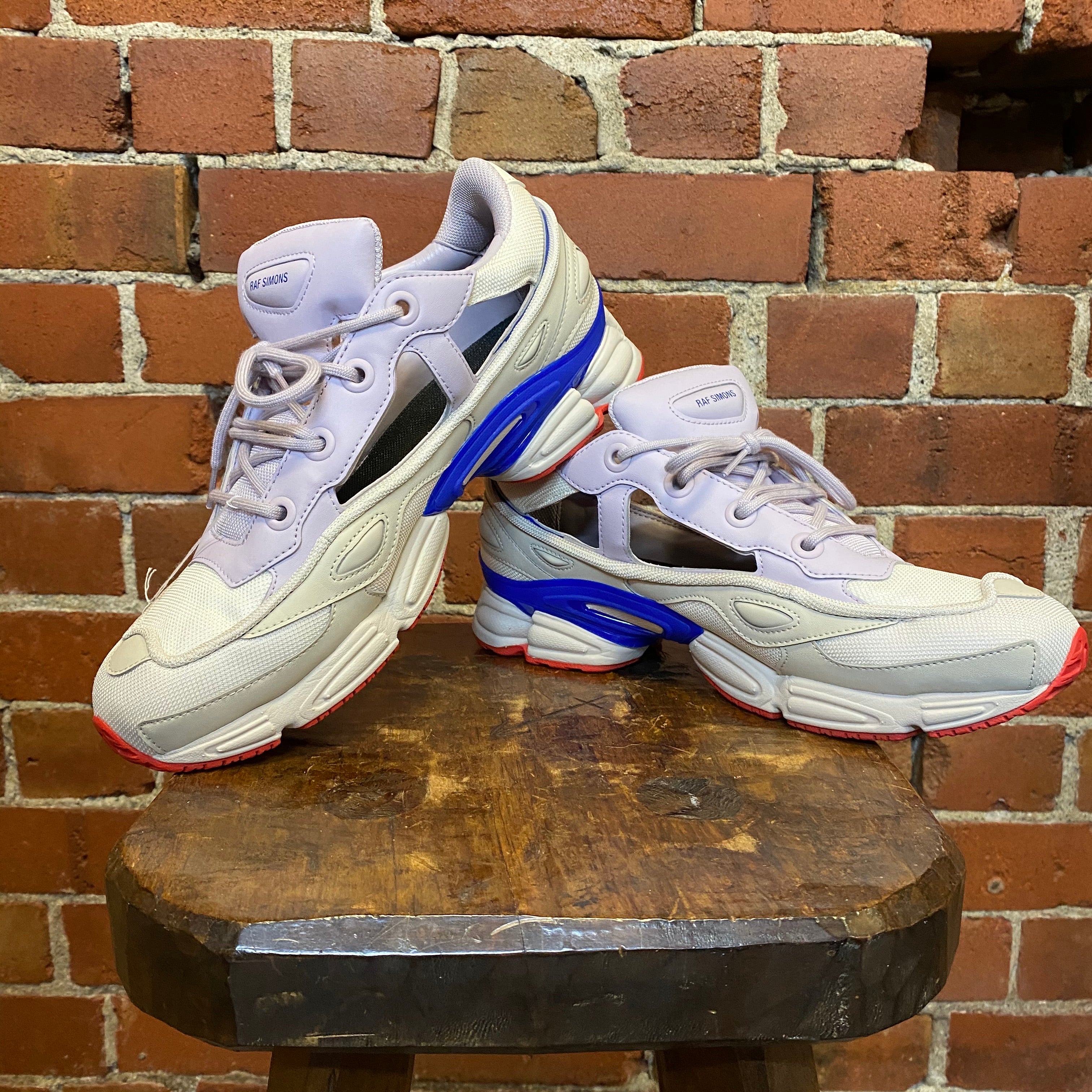 RAF SIMONS ADIDAS RS REPLICANT OZWEEGO CUT OUT SNEAKERS