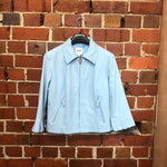 MOSCHINO powder blue 90’s stretch jacket