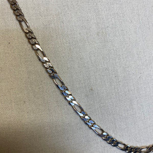 STERLING silver Cuban chain