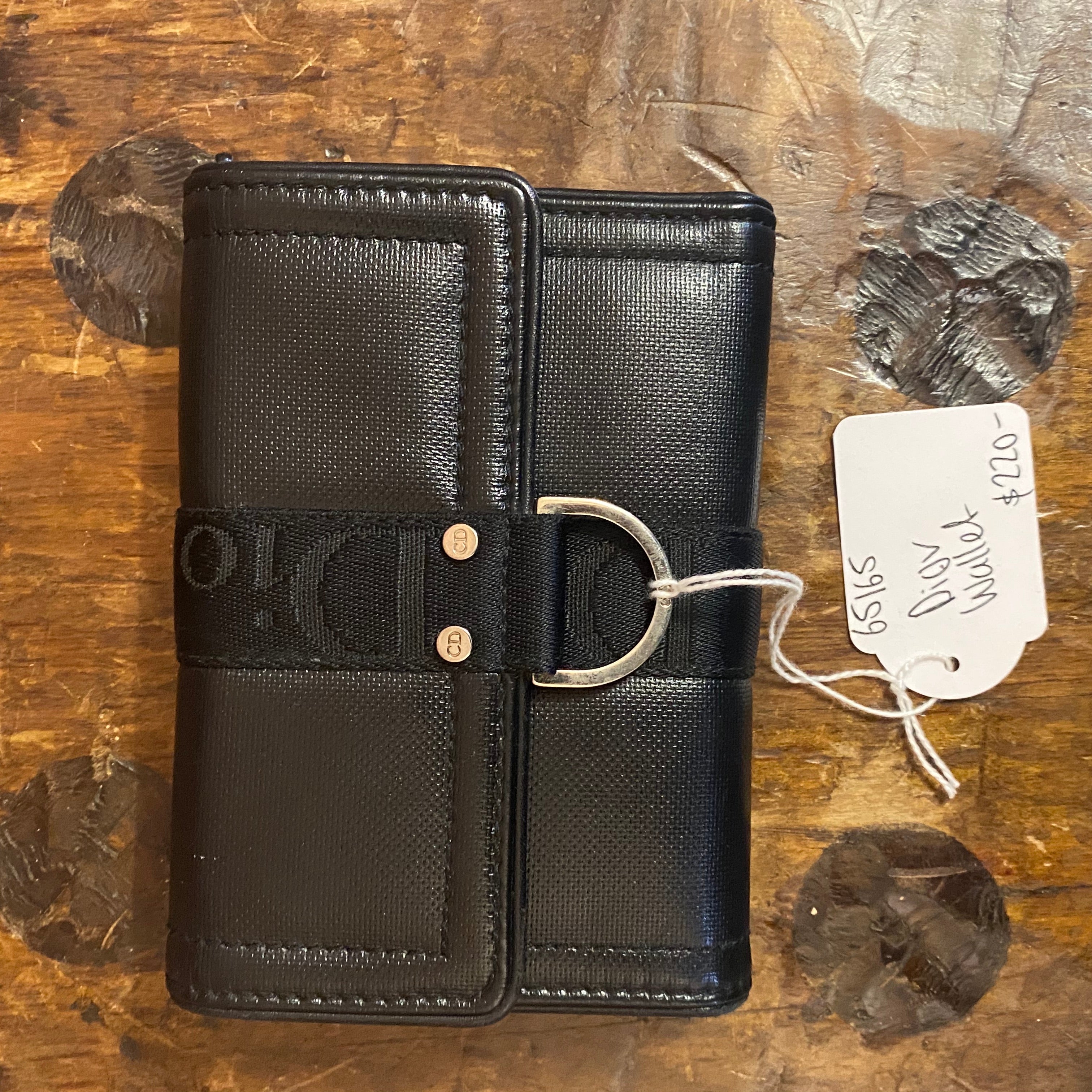 CHRISTIAN DIOR leather wallet