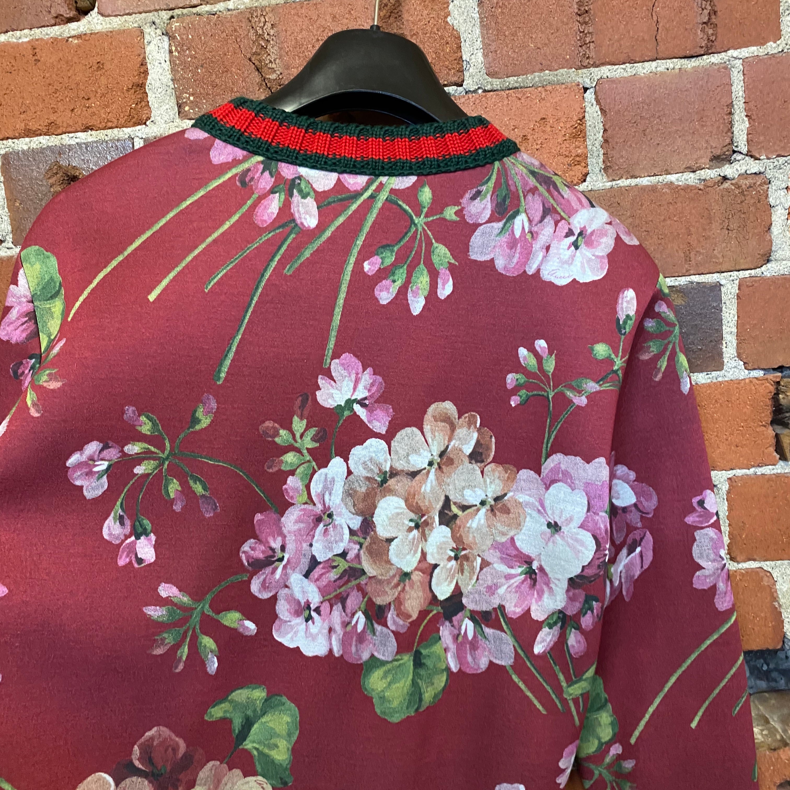 GUCCI 2019 floral and knit jumper