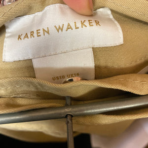 KAREN WALKER wise leg pants