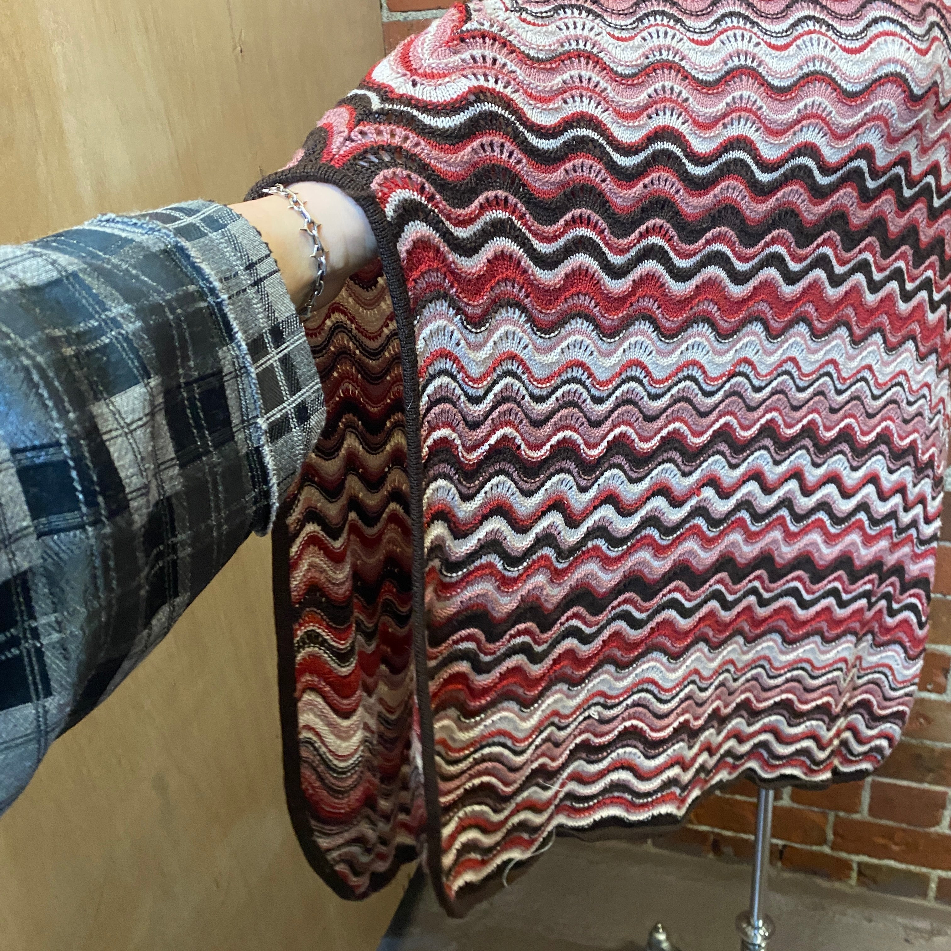 MISSONI Wool knit poncho