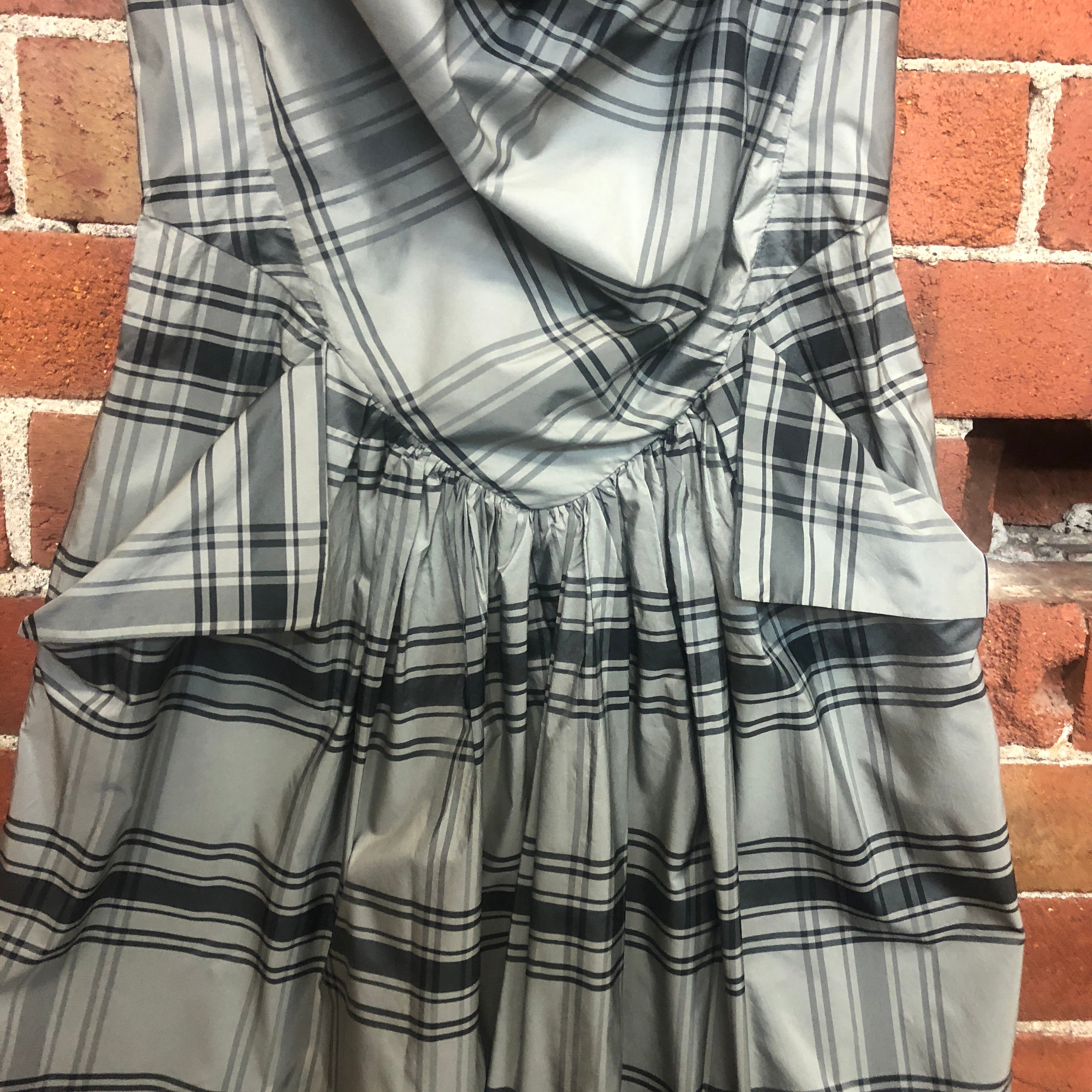 VIVIENNE WESTWOOD tartan taffeta dress