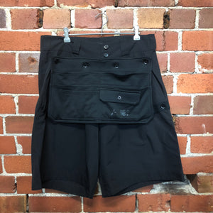 Y-3 ADIDAS HEAVY NYLON SHORTS WITH APRON