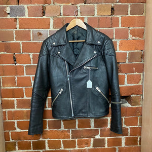 Proper 1980s NZ made leather bike jacket