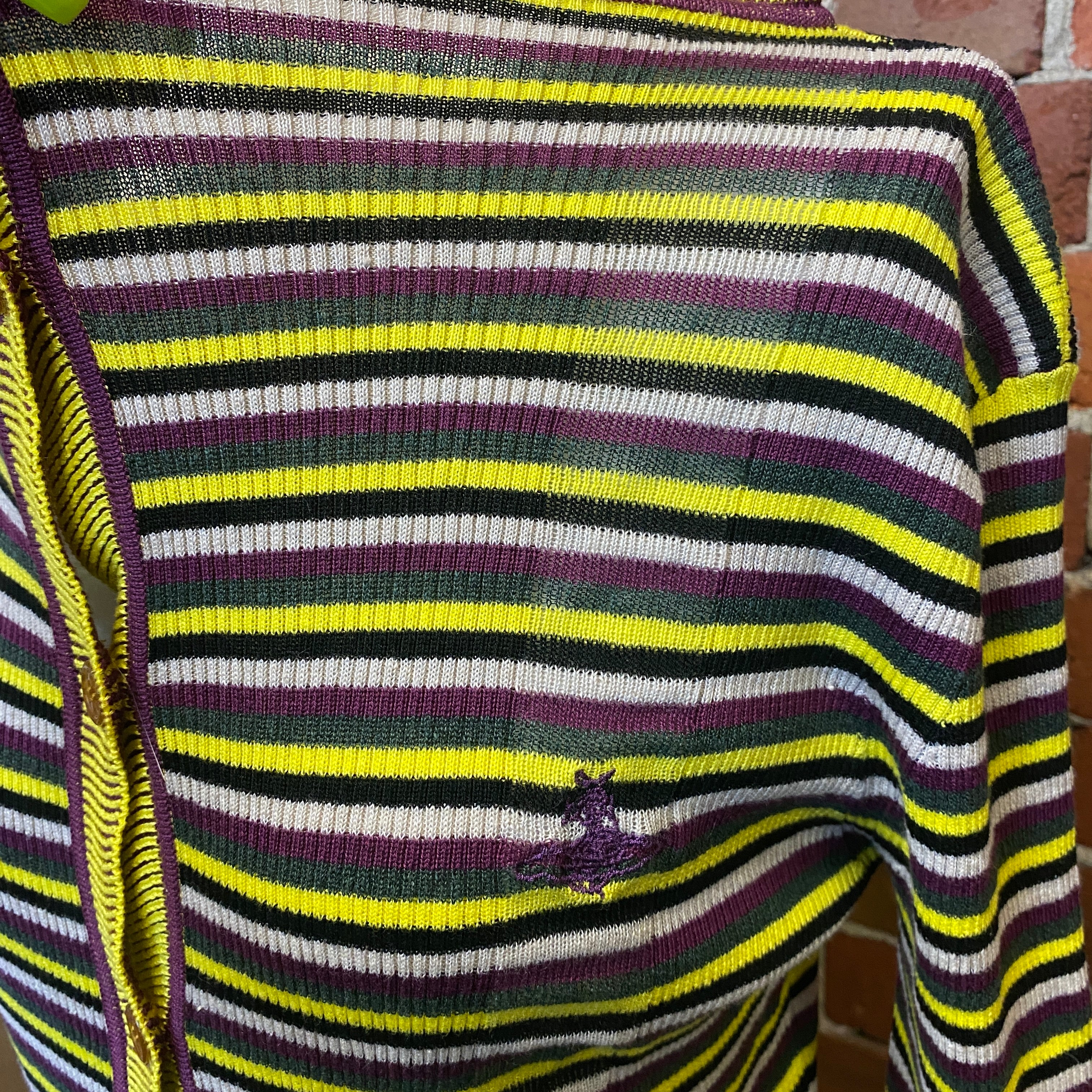 VIVIENNE WESTWOOD cotton knit cardy
