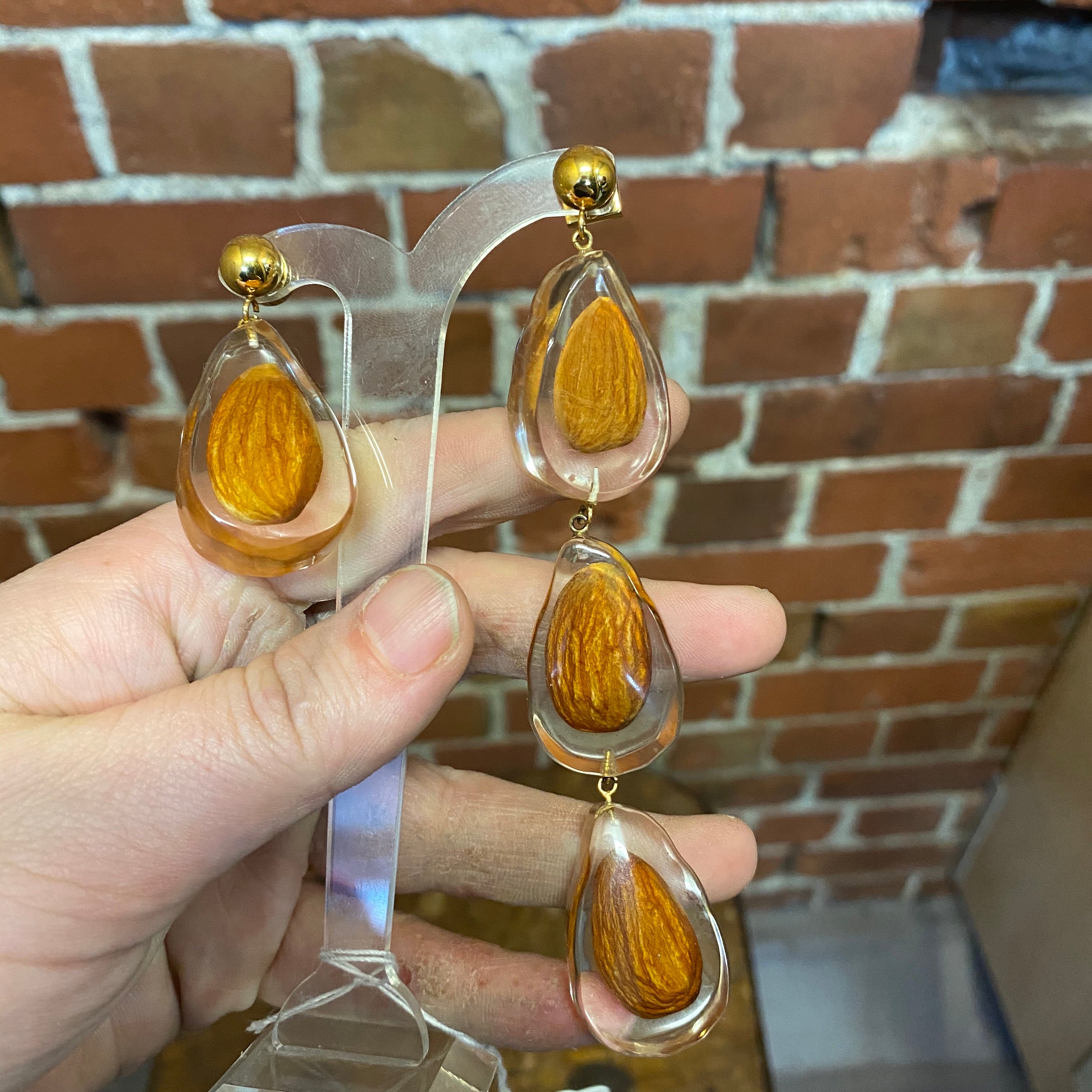 JACQUEMUS almond earrings 2020