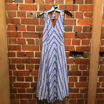 1950s pure cotton halter neck dress size 10-12