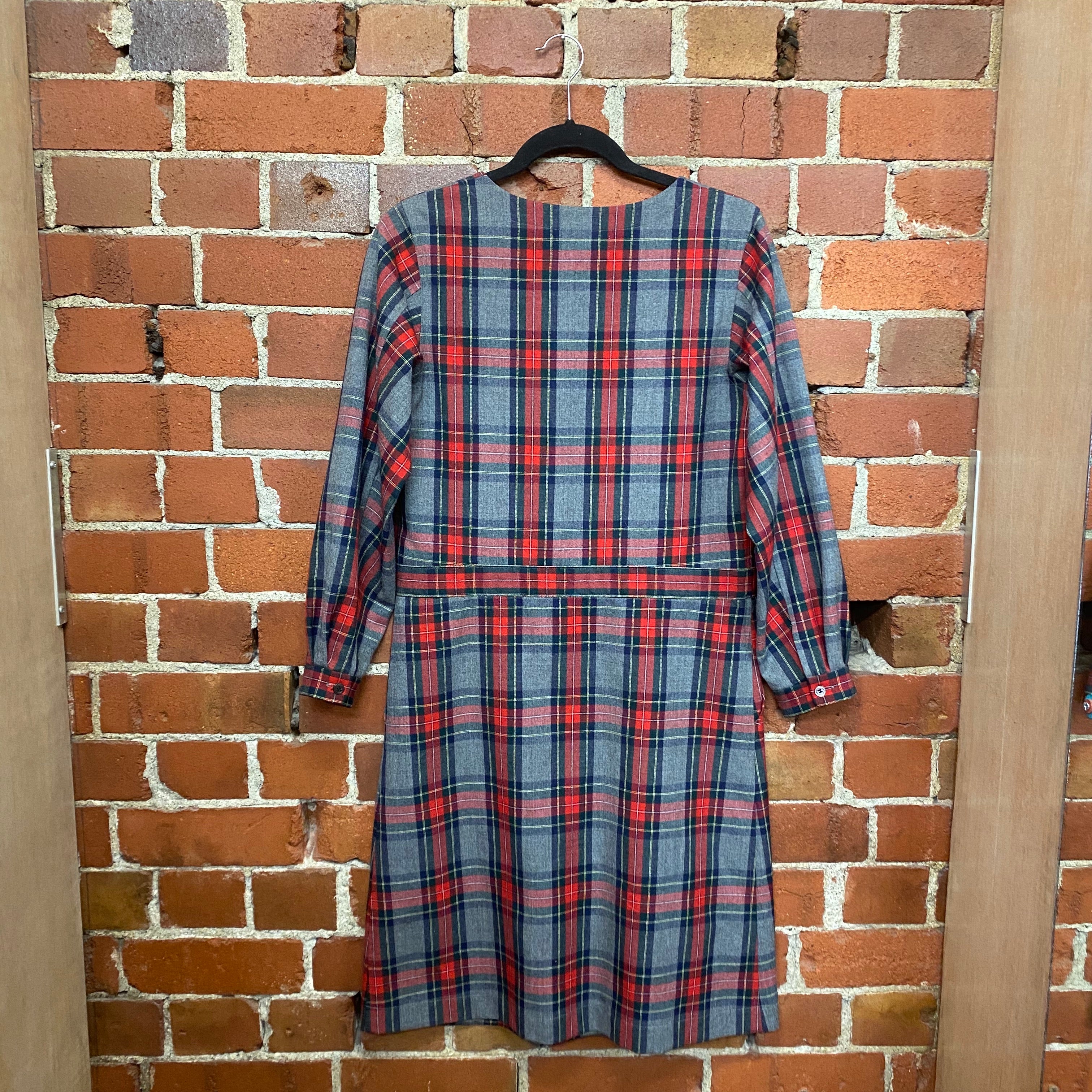 COMME DES GARCONS 1998 tartan school girl dress