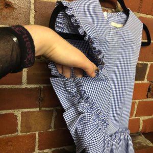 Designer gingham dress