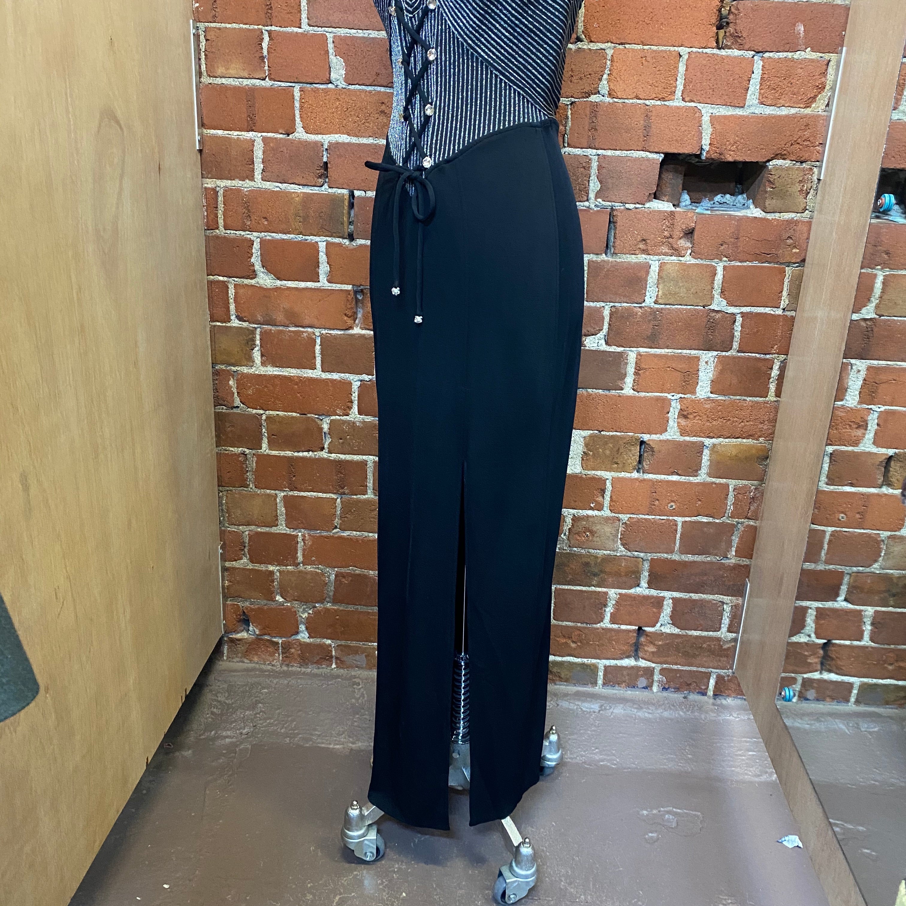 TADASHI 1990s stretch corset gown